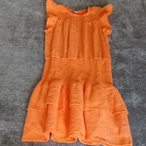 Sundays Shae Tiered Dress in Sunrise